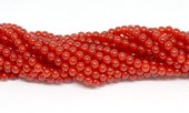 Jade Dyed Red 4mm strand 92 beads-beads incl pearls-Beadthemup