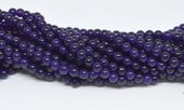 Jade Dyed Purple 6mm strand 62 beads-beads incl pearls-Beadthemup