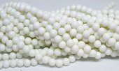 White Glass 10mm strand 39 beads-beads incl pearls-Beadthemup