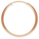 14k ROSE Gold Filled 1.25x17mm Endless hoop pair-findings-Beadthemup