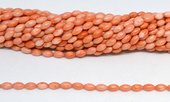 Coral Apricot Rice 3x6mm strand 66 beads-beads incl pearls-Beadthemup