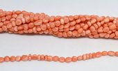 Coral Apricot nugget approx 5x5mm Strand 78 beads-beads incl pearls-Beadthemup