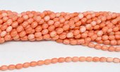 Coral Apricot Barrel 5x7mm Strand 60 beads-beads incl pearls-Beadthemup