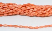 Coral Apricot Teardrop 9x4mm Strand 43 beads-beads incl pearls-Beadthemup