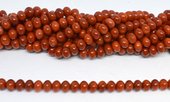 Coral Red Saucer 8x6mm strand 65 beads-beads incl pearls-Beadthemup