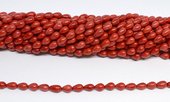 Coral Red Teadrop 5x7mm strand 46 beads-beads incl pearls-Beadthemup