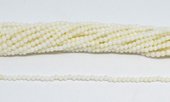 Coral White Round 2mm Strand 170 beads-beads incl pearls-Beadthemup