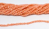 Coral Apricot pebble nugget 3x4mm strand 116 beads-beads incl pearls-Beadthemup