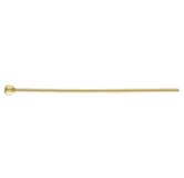 14k gold filled headpin ball 0.5x25mm 10 pack-findings-Beadthemup