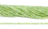 Prehnite Fac.Cube 4x4mm stand 100 beads-beads incl pearls-Beadthemup
