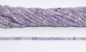 Amethyst Lavender Fac.Cube 4x4mm stand 84 beads-beads incl pearls-Beadthemup