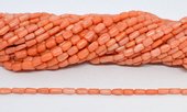 Coral stick Apricot approx 3x6mm strand 80 beads-beads incl pearls-Beadthemup