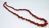Cora Red Side drill Chip 5-20mm Graduated neckale 200 beads-beads incl pearls-Beadthemup