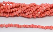 Coral Apricot chip approx 5.5mm strand 118 beads-beads incl pearls-Beadthemup