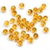 Citrine Faceted Rondel 4.3x3mm EACH BEAD-beads incl pearls-Beadthemup