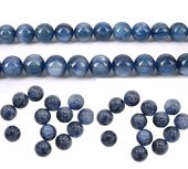Kyanite Polished round 10mm EACH BEAD-beads incl pearls-Beadthemup