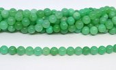 Chrysophase 3A Polished round 8mm 49 beads-beads incl pearls-Beadthemup