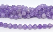 Amethyst Lavender Polished Round 12mm strand 33 beads-beads incl pearls-Beadthemup
