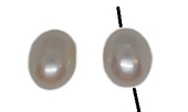Freshwater AAA Pearl Rice 10x13mm PER PAIR-beads incl pearls-Beadthemup