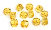 Citrine Faceted Wheel 6x9mm EACH BEAD-beads incl pearls-Beadthemup