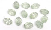 Green Amethyst Faceted step cut Oval 9x12mm-beads incl pearls-Beadthemup