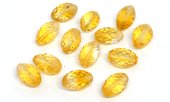 Citrine Faceted Oval 8x14mm EACH BEAD-beads incl pearls-Beadthemup