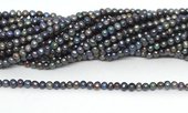 Freshwater Pearl Potato Peacock 3-3.5mm strand 130 beads-beads incl pearls-Beadthemup