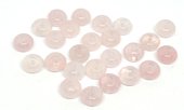 Rose Quartz Polished Rondel 7x10mm EACH BEAD-beads incl pearls-Beadthemup