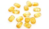 Citrine Faceted cushion 7x11mm EACH BEAD-beads incl pearls-Beadthemup