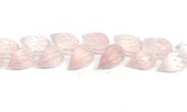 Rose Quartz Faceted Briolette side drill 10x8mm EACH BEAD-beads incl pearls-Beadthemup