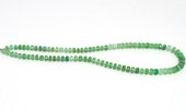Chrysoprase Faceted Wheel 7x4mm EACH BEAD-beads incl pearls-Beadthemup