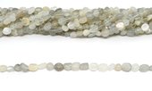 Milky Monstone polished nugget approx 6x8mm strand approx 60 beads-beads incl pearls-Beadthemup