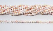 Pink Shell Faceted 4mm Cube strand 95 beads-beads incl pearls-Beadthemup