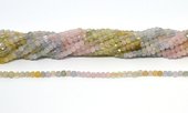 Beryl A Faceted 4mm Cube strand 95 beads-beads incl pearls-Beadthemup
