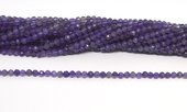 Amethyst A Faceted 4mm round strand 102 beads-beads incl pearls-Beadthemup