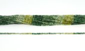 Green Yellow quartz graded Faceted 2mm Cube strand 200 beads-beads incl pearls-Beadthemup