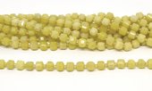 Lemon Jade Faceted Cube 8mm strand 39 beads-beads incl pearls-Beadthemup