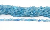 Aquamarine AAA Polished Nugget 6x8mm strand 50 beads-beads incl pearls-Beadthemup
