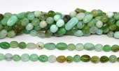 Chrysophase Polished Nugget 8x10mm strand 30 beads-beads incl pearls-Beadthemup