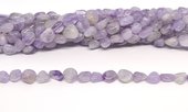 Lavender Amethyst Polished Nugget 6x8mm strand 42 beads-beads incl pearls-Beadthemup