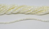 Mother of Pearl Rondel 3x4mm strand 130 beads-beads incl pearls-Beadthemup