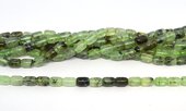 Prehnite Polished Barrel 6x9mm strand 21 beads *19cm-beads incl pearls-Beadthemup