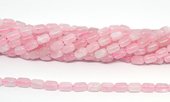 Madagascar Rose Quartz Polished Barrel 6x9mm strand 42 beads-beads incl pearls-Beadthemup