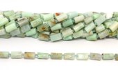 Chrysophase Faceted Tube 8x11mm strand 30 beads-beads incl pearls-Beadthemup
