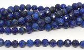 Lapis Faceted Round 10mm strand 19 beads *19cm-beads incl pearls-Beadthemup