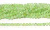 Prehnite Facted Round 6mm strand 35 beads *19cm-beads incl pearls-Beadthemup