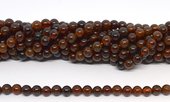 Hessonite Garnet Polished 6mm round strand 65 beads-beads incl pearls-Beadthemup