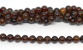 Hessonite Garnet Polished 10mm round strand 38 beads-beads incl pearls-Beadthemup