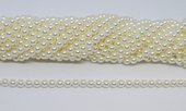 Shell Based Pearl 5mm round strand 80 beads-beads incl pearls-Beadthemup