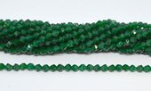 Green Onyx Faceted star cut 6mm strand 63 beads-beads incl pearls-Beadthemup